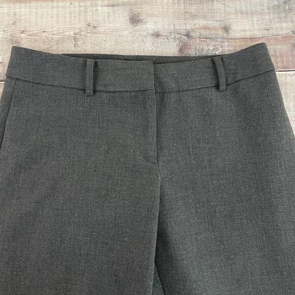 Talbots Petites Dress Pants Sz 6p Heather Gray Relaxed Fit Flat Front Belt Loops - Picture 3 of 12